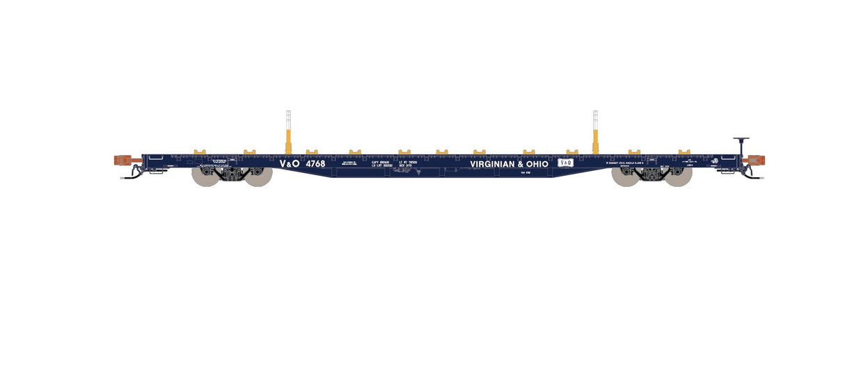 HomeShops HFF-014-001 V&O 4768 - HO-Scale Virginian & Ohio ScaleTrains BSC Finger Rack Flatcar