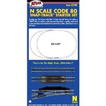 2788 Atlas (N Scale) N Scale Code 80 Snap-Track Starter Set 150-2788