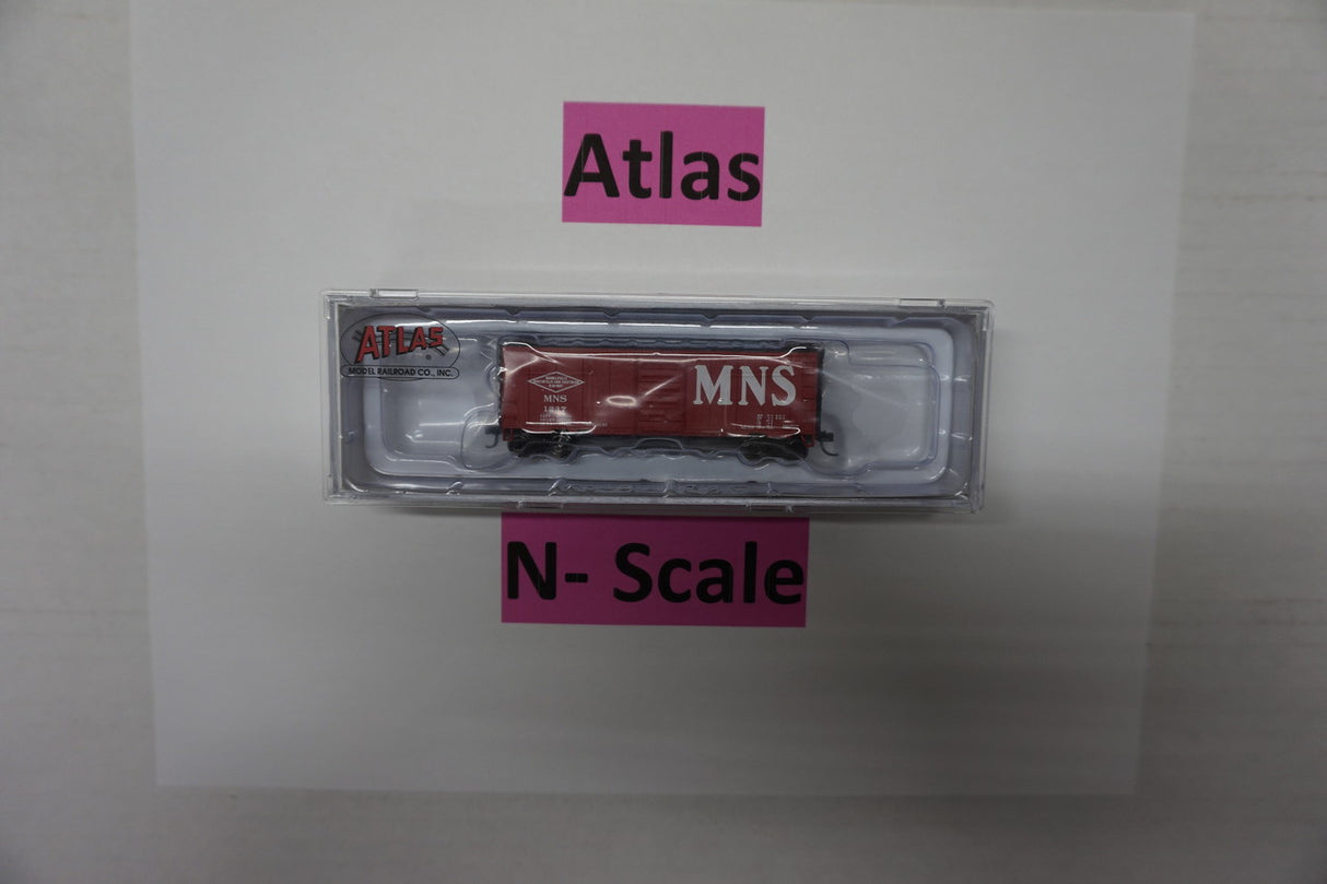 Atlas 50003348 40' PS-1 Boxcar MNS - Minneapolis, Northfield & Southern #1237 N Scale