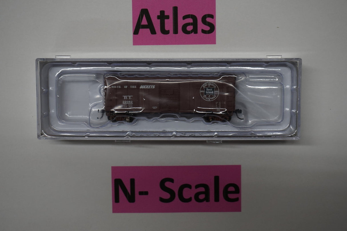 Atlas 50003356 40' PS-1 Boxcar R.I. Rock Island #22082 N Scale