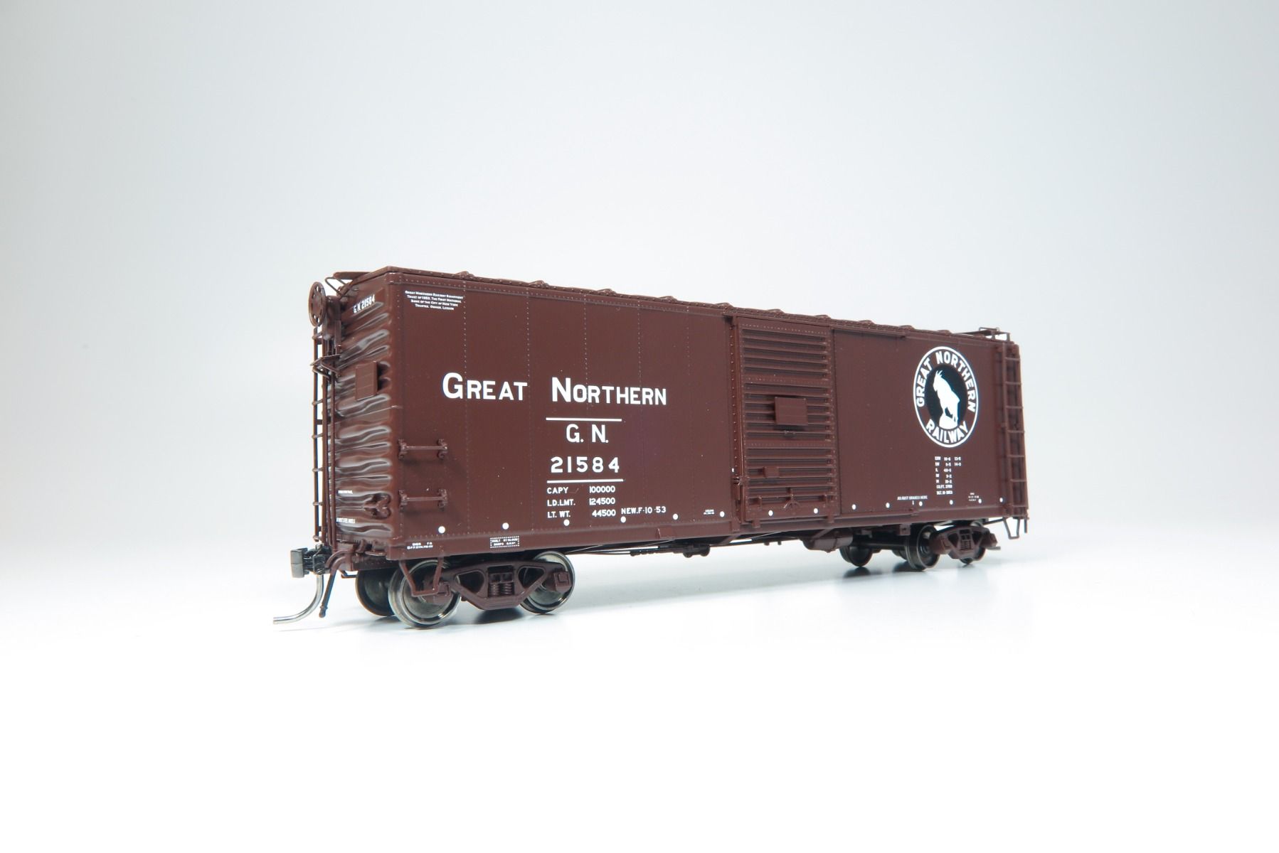 Rapido 155001 40' 12-Panel Boxcar GN Great Northern (Mineral Red