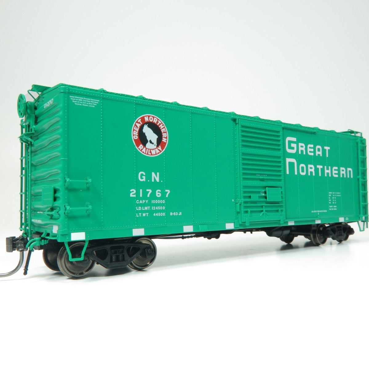 Rapido 155003 40' 12-Panel Boxcar GN Great Northern (Glacier Green, bl ...