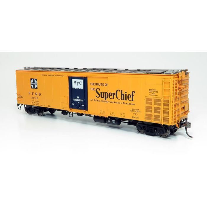 Rapido 156001-2032 Santa Fe RR-56 Mechanical Reefer: Super Chief Slogan #2032 HO Scale
