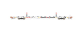 HomeShops HFF-015-002 YDC 31122 - HO-Scale Yankeetown Dock Corporation ScaleTrains BSC Finger Rack Flatcar