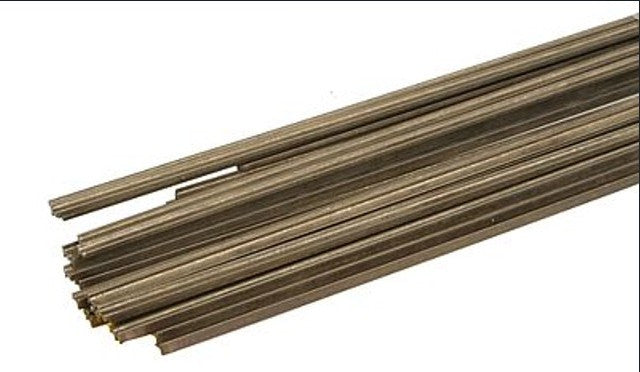 Micro Engineering 16-040 Weathered Nickel Silver Rail - 3' Long Pieces pkg -- Code 40 pkg(17) N Scale