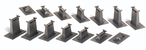 44471 Bachmann / E-Z Track Graduated Pier Set 14 Pieces (Scale=HO) 160-44471