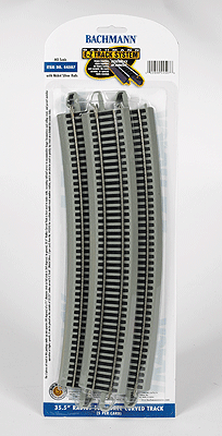 44507 Bachmann / E-Z Track NS 35.50" Radius Curved 5 Pieces (Scale=HO) 160-44507