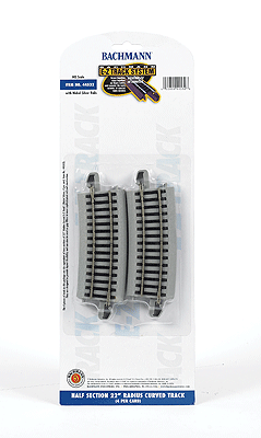 44532 Bachmann / E-Z Track NS 1/2 22" Radius Curved 4 Pieces (Scale=HO) 160-44532