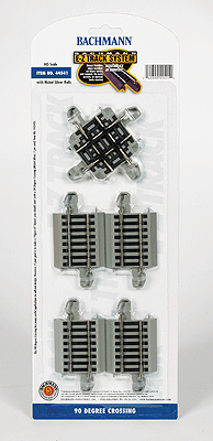 44541 Bachmann / E-Z Track NS 90-Deg Crossing (Scale=HO) 160-44541