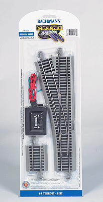 44557 Bachmann / E-Z Track NS Turnout #4 Left Hand (Scale=HO) 160-44557