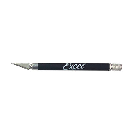 Excel 16018 K18 Grip-On Non-Roll Soft Handle Knife with Safety Cap (color varies) All Scale