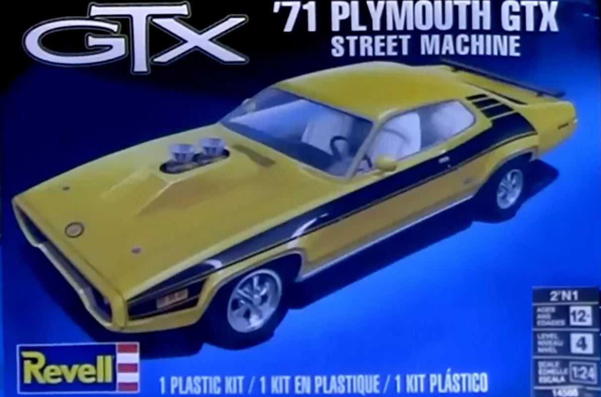 Revell 14588 71 Plymouth Satellite GTX Street Machine Kit 1:24 Scale