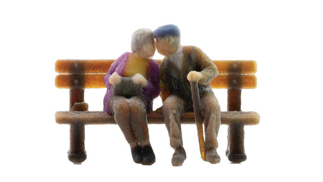 Image for 528-10435 Seniors on a bench