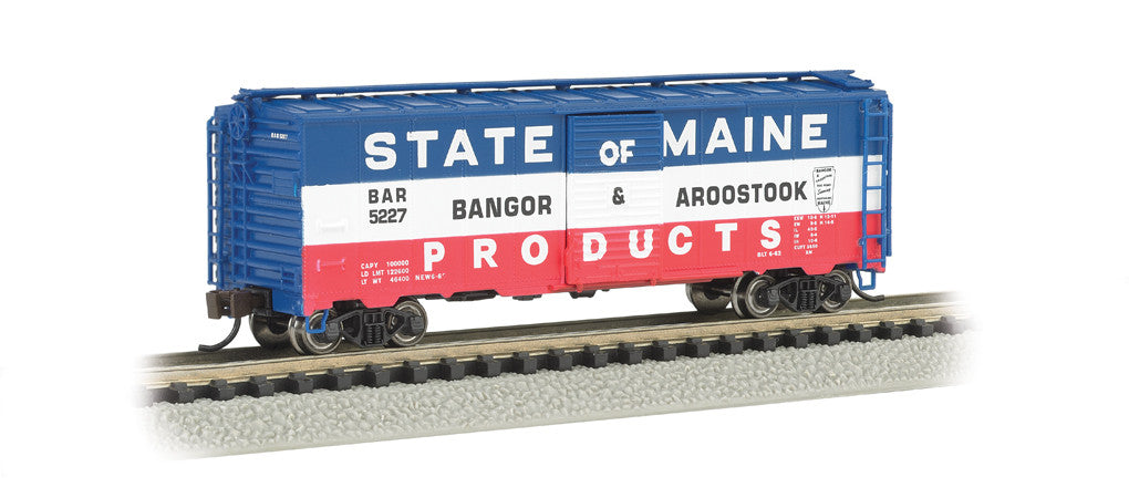 17056 Bachmann 40' AAR Boxcar BAR Bangor & Aroostook #5227 (Scale=N) 160-17056