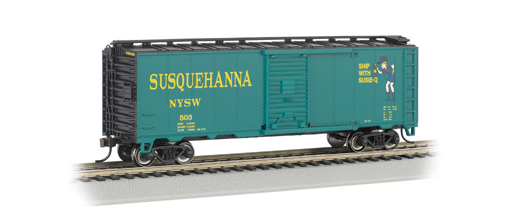 17058 Bachmann 40' AAR Boxcar NYSW Susquehanna #503 (Scale=N) 160-17058