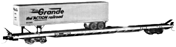 Image for 489-715241 89' Flatcar TTX w/trlr