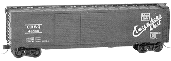 Image for 489-78090 50' Auto box CB&Q #45800