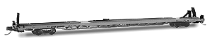 Image for 489-71050 89'4" TOFC Flatcar ATSF