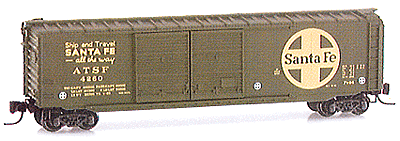 Image for 489-137182 50' dd Box ATSF 4260 w/MM
