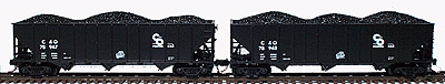 Image for 489-108022 100T 3-Bay hopper C&O  2/