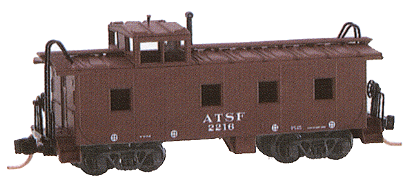 Image for 489-100180 36' Stl side caboose ATSF