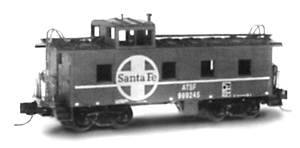 Image for 489-100030 36' Caboose ATSF