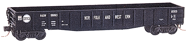 Image for 489-105080 50' Stl gondola 14p N&W