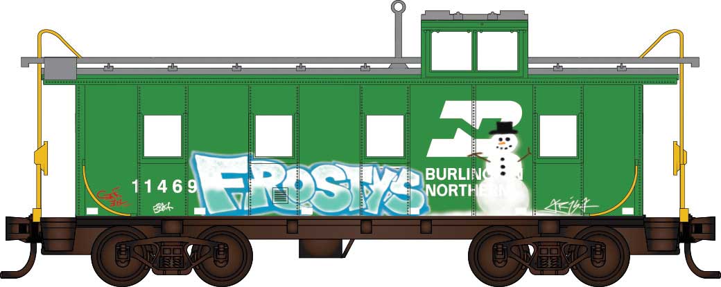 Image for 489-10044063 36' Caboose BN Xmas