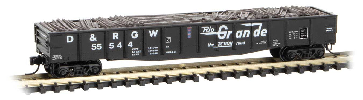 Image for 489-10500311 50' Gon w/Ld DRGW #55544