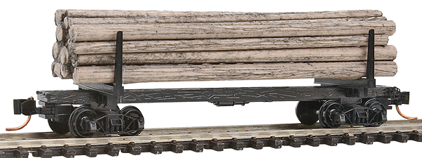 Image for 489-11400100 40' Log Car Mdrn Unlt Blk