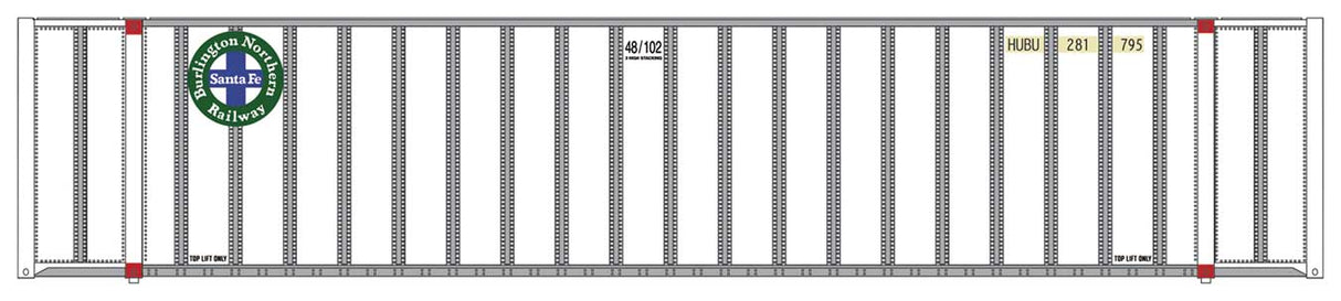 Image for 489-46800171 40' Cntnr BNSF #281795