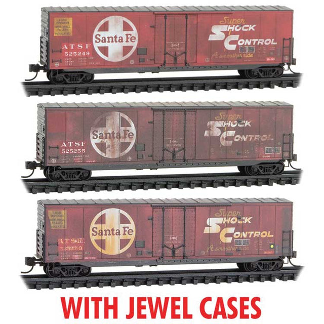 Image for 489-98305023 50' Box Wthr ATSF 3/case