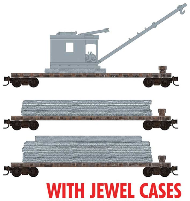 Image for 489-98302254 Log Car & Loader 3-Pk