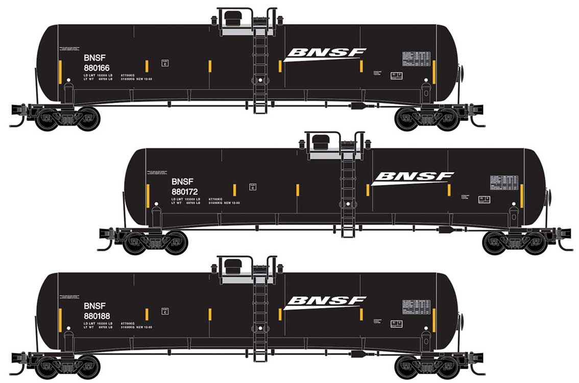 Image for 489-98300246 Tank 3-Car Runner Pk BNSF