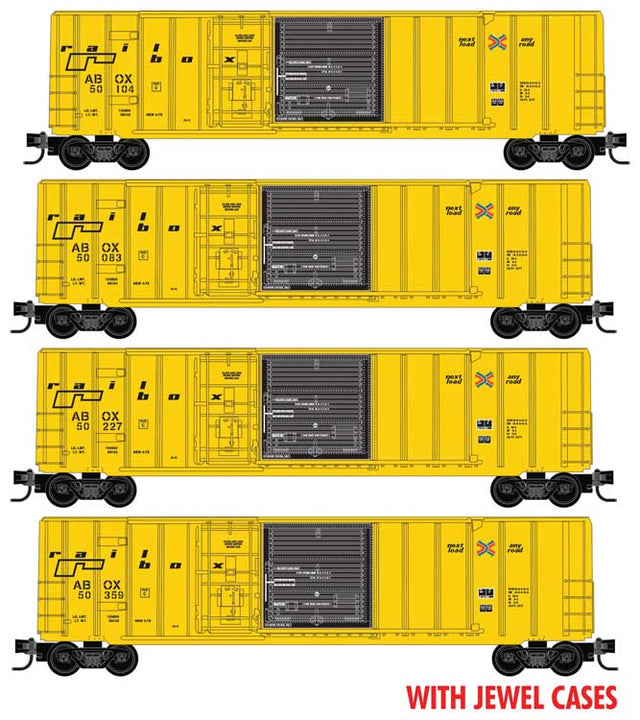 Image for 489-98300223 Railbox 4-Car Pack case
