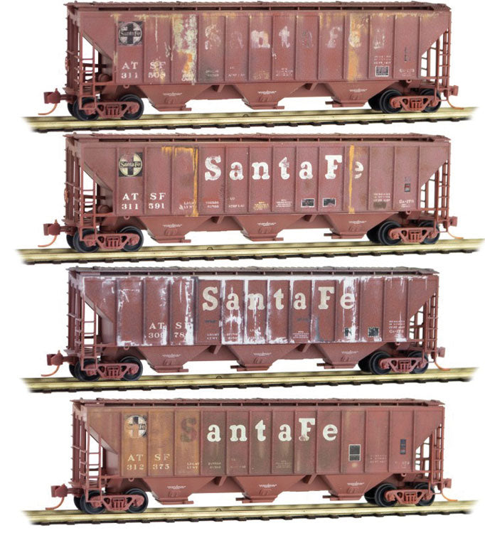 Image for 489-99305310 Weathered Hopper ATSF 4/