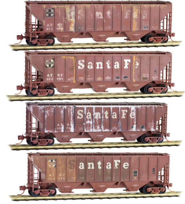 Image for 489-99305310 Weathered Hopper ATSF 4/