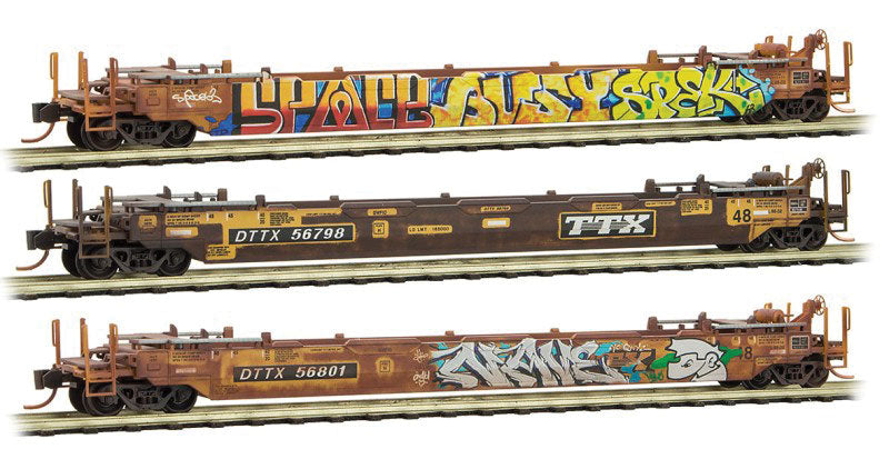 Image for 489-99305450 Well Car Graffiti TTX 3/