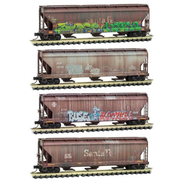 Image for 489-99305550 3-Bay Hopp Wthrd ATSF 4/