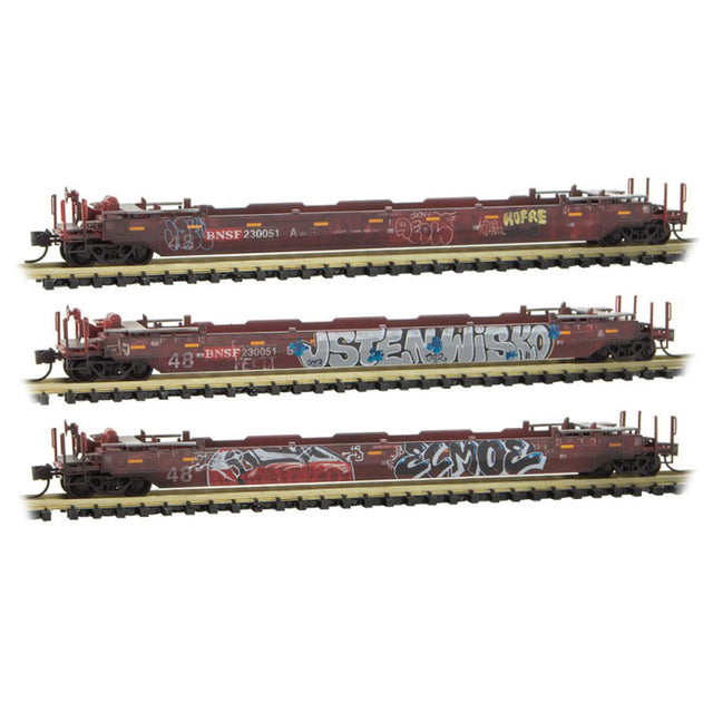 Image for 489-99305780 70' Well Car BNSF 3/