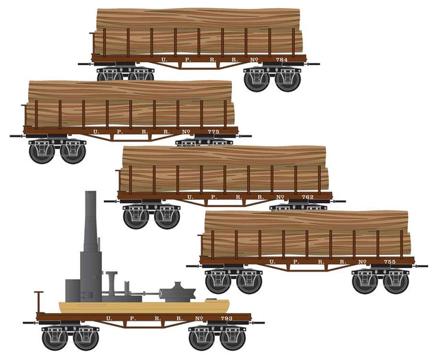 Image for 489-99302070 Log Car 5-Pack CWE UP