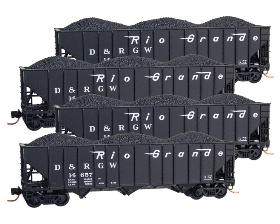 Image for 489-99300111 100T 3-Bay Hopp DRGW 4/