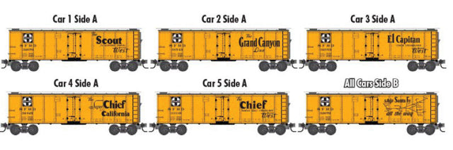 Image for 489-99301480 Reefer ATSF Slgan/Map 5/