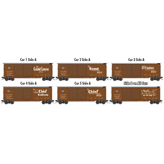 Image for 489-99301690 40' DD Box ATSF Slogan 5/