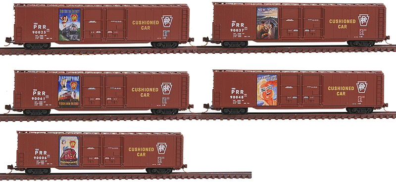 Image for 489-99321210 PRR Vintage Poster Set 5/