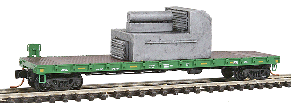 Image for 489-4400121 50' Flatcar w/ld BNSF #1