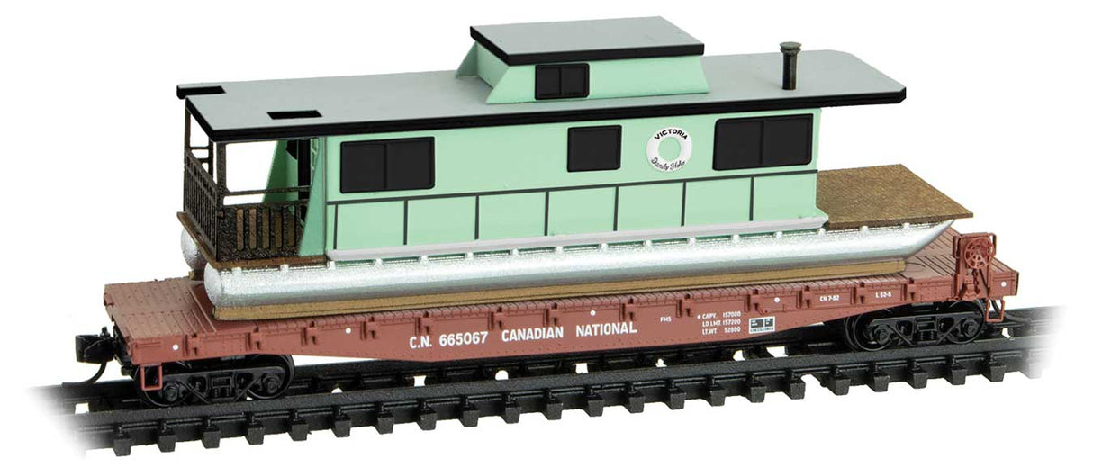 Image for 489-4500323 50' Flat w/House Boat CN