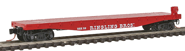 Image for 489-4500404 Flatcar red RBX #59