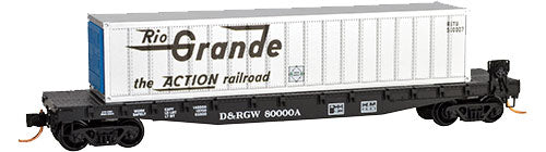 Image for 489-4500511 50' Flat DRGW #80000A