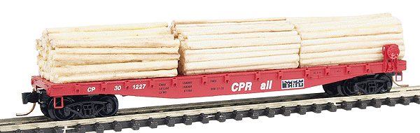 Image for 489-4500280 50' Flatcar fb side CP